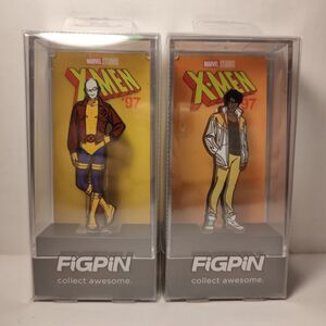X-Men Morph 1537 & Roberta Da Costa 1536 FigPins Official Marvel Enamel Pins Set